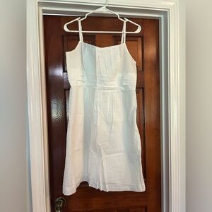 New York & Company Ivory Dot Dress
